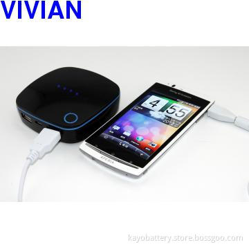 Portable power case with 9000mAh 1A, with 2.1A max handy for use